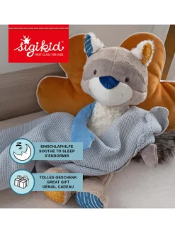 Kuscheltier Waschbär Patchwork Sweety in mehrfarbig