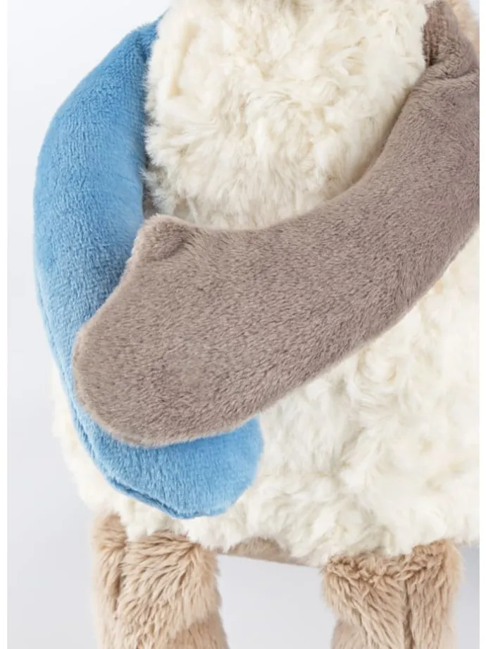 Kuscheltier Waschbär Patchwork Sweety in mehrfarbig