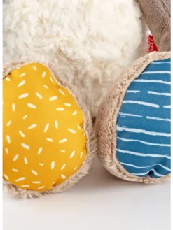 Kuscheltier Waschbär Patchwork Sweety in mehrfarbig