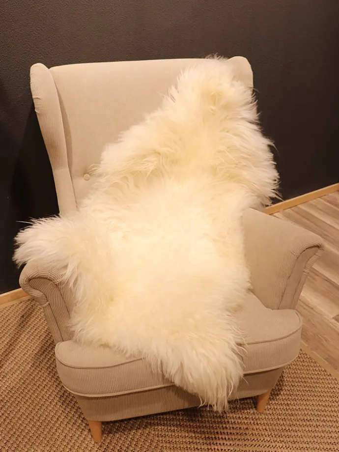 Lammfell in Creme