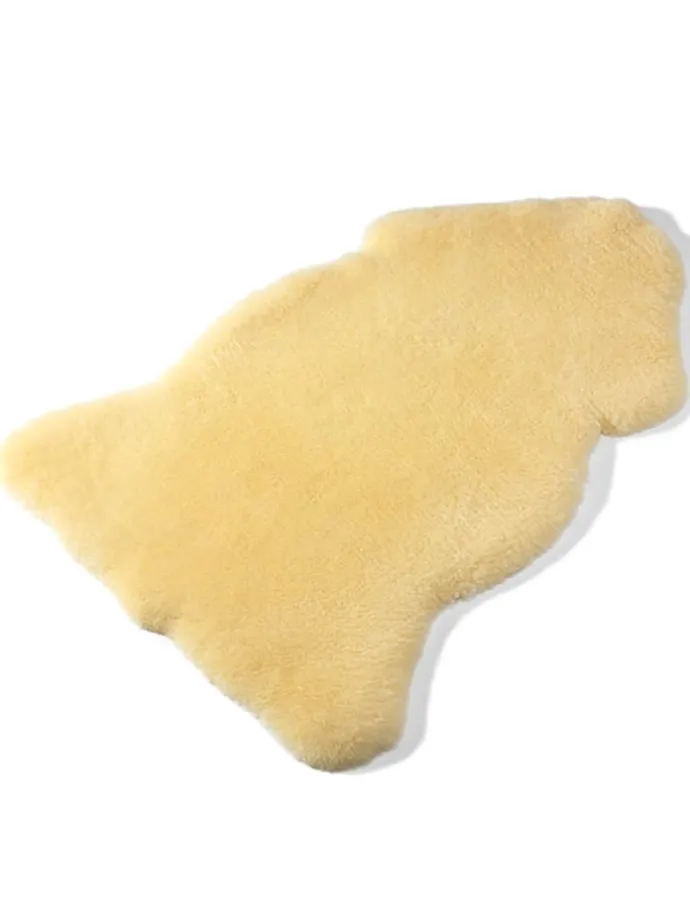 Lammfell in Natur - (L)90-100 cm