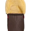Lammfell-Fußsack "Emma" in Braun - (L)80 x (B)37 cm
