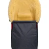 Lammfell-Fußsack "Emma" in Schwarz - (L)80 x (B)37 cm