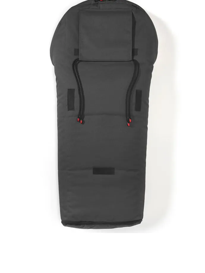 Lammfell-Fußsack "Iglu" in Grau - (L)95 x (B)34 cm