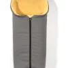 Lammfell-Fußsack "Iglu" in Grau - (L)95 x (B)34 cm