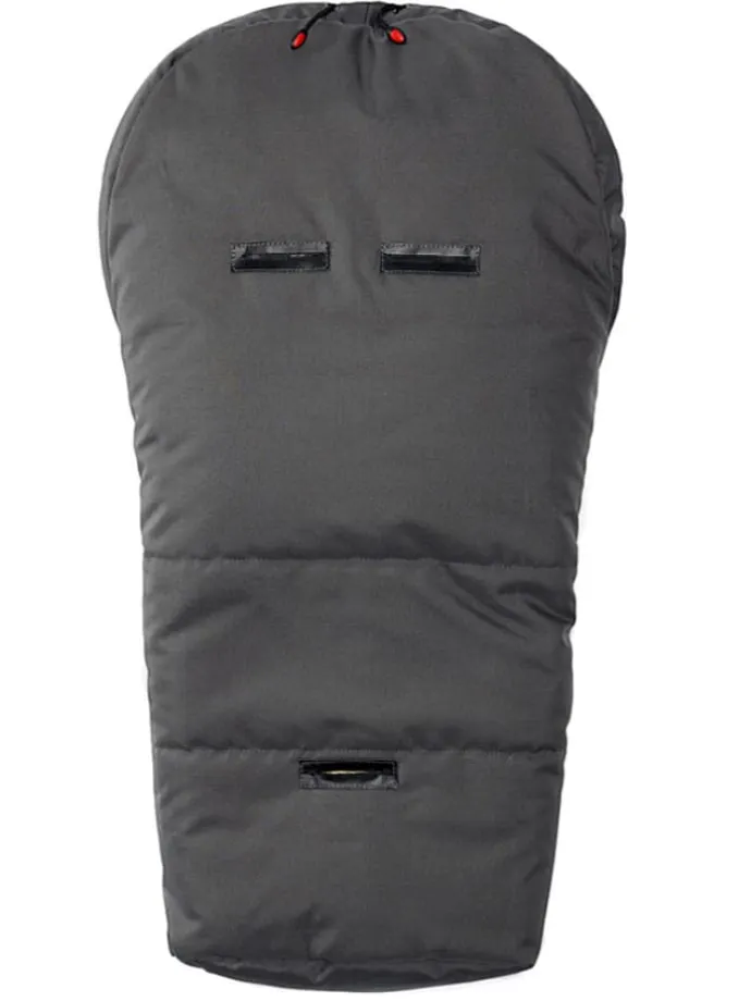Lammfell-Fußsack in Anthrazit - (L)80 x (B)34 cm