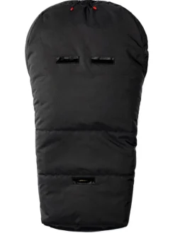 Lammfell-Fußsack in Schwarz - (L)80 x (B)34 cm