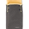 Lammfell-Fußsack "Luxus Limited Edition" in Grau - (L)95 x (B)34 cm