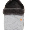 Lammfell-Fußsack "Natura Graphit" in Anthrazit - (L)85 x (B)45 cm