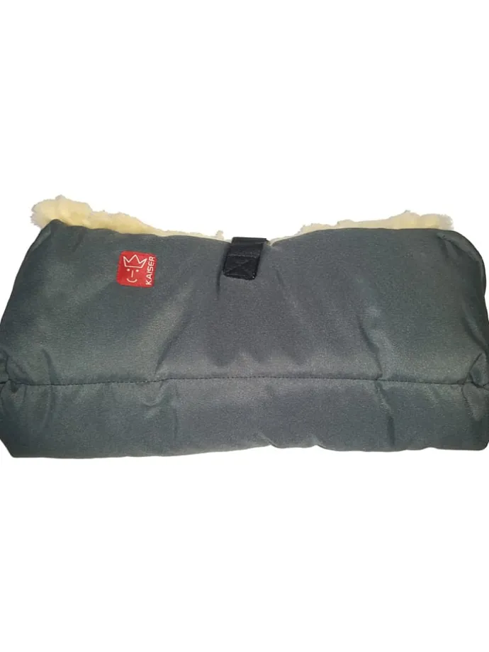 Lammfell-Handwärmer "Biggy" in Anthrazit - (L)22 x (B)45 cm