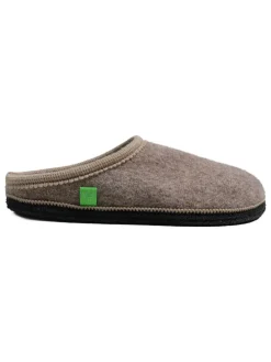 Lammfell-Hausschuhe in Beige