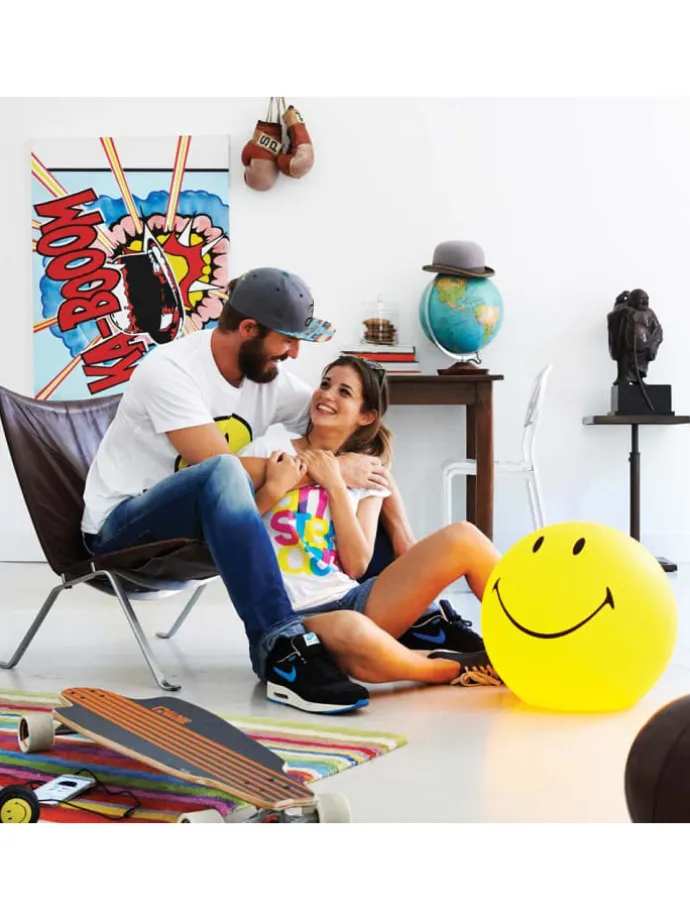 Lampe Smiley XL gelb