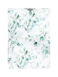Langarmbody Eukalyptus in weiss