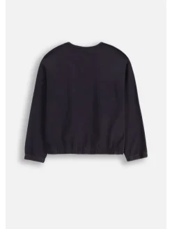Langarmshirt in dunkelblau
