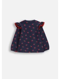 Langarmshirt in dunkelblau