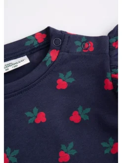 Langarmshirt in dunkelblau