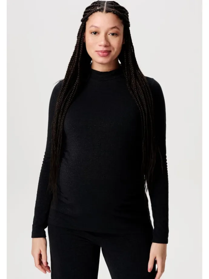 Langarmshirt Kuhmo in Black