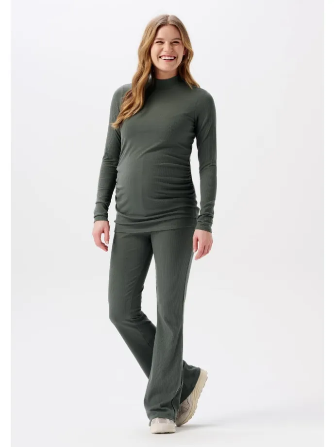 Langarmshirt Sira in Olive