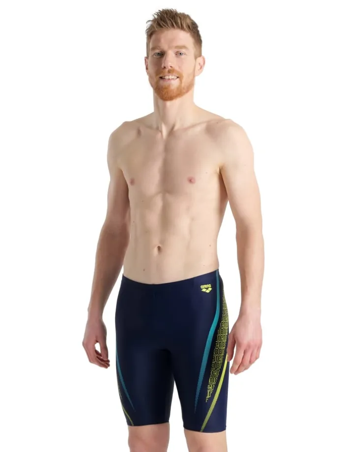 Lange Badehose in Dunkelblau