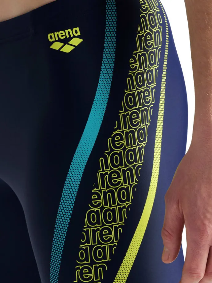 Lange Badehose in Dunkelblau