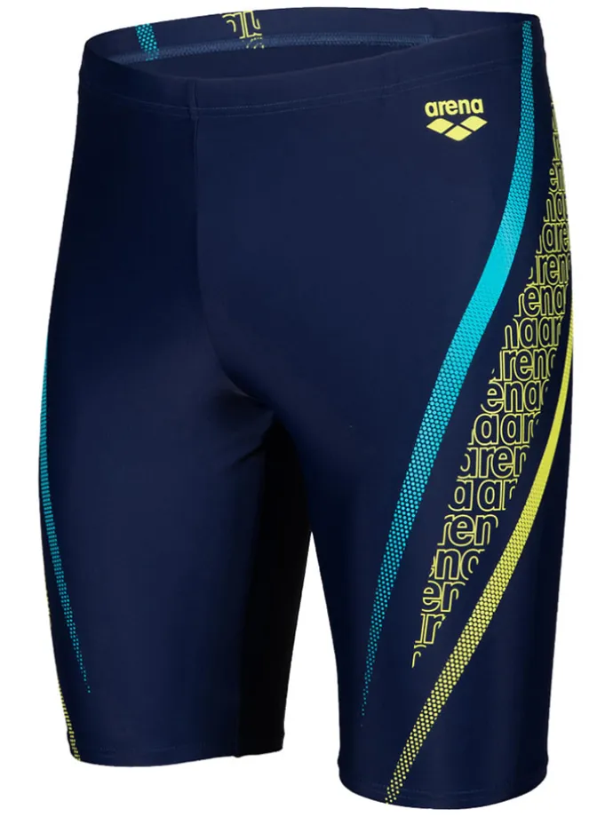 Lange Badehose in Dunkelblau