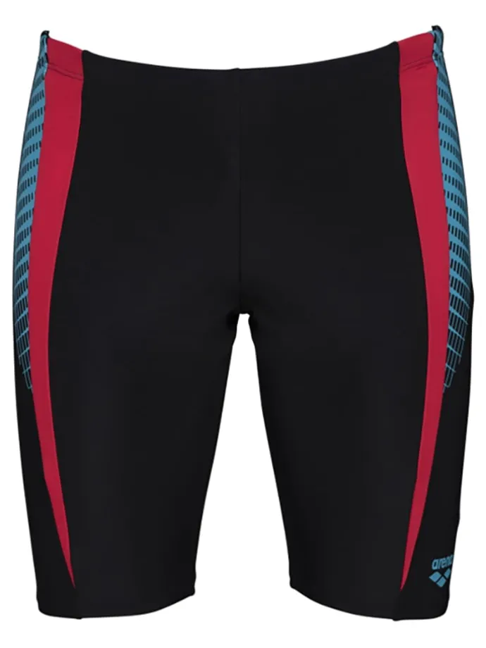 Lange Badehose in Schwarz