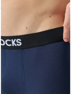 Lange Boxershorts 6 Stück in Mix (Rot/Olive/Blau)