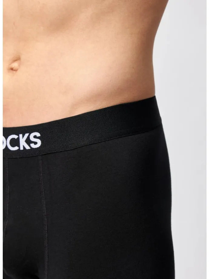 Lange Boxershorts 6 Stück in Schwarz