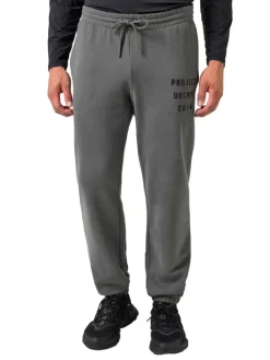 Lange Sweathose in dunkelgrau