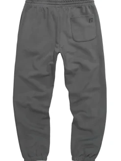 Lange Sweathose in dunkelgrau