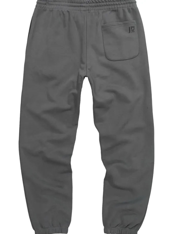 Lange Sweathose in dunkelgrau
