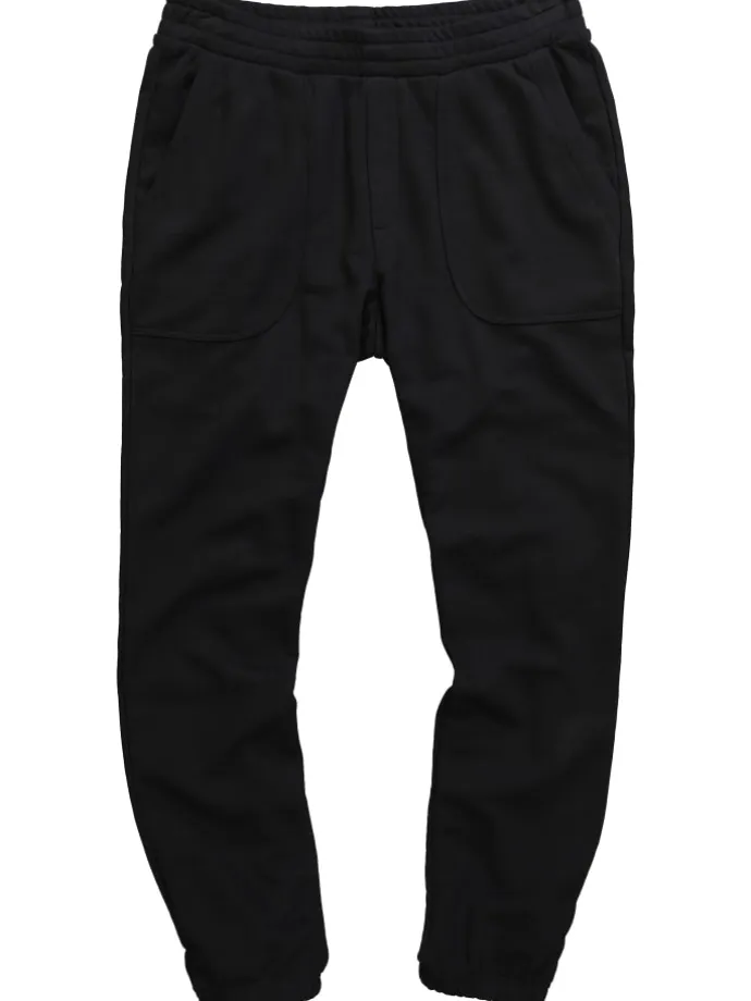 Lange Sweathose in schwarz