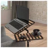 Laptoptisch "Glen" in Schwarz/ Natur - (B)67 x (H)87 x (T)45,5 cm