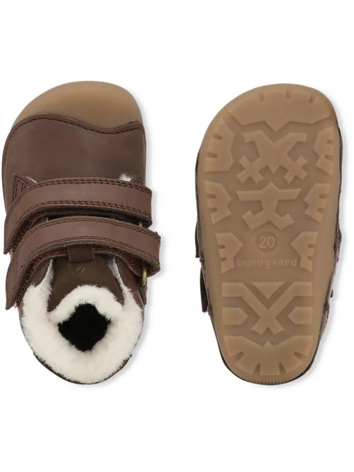 Lauflernschuhe "Petit Mid Winter Strap" in Braun