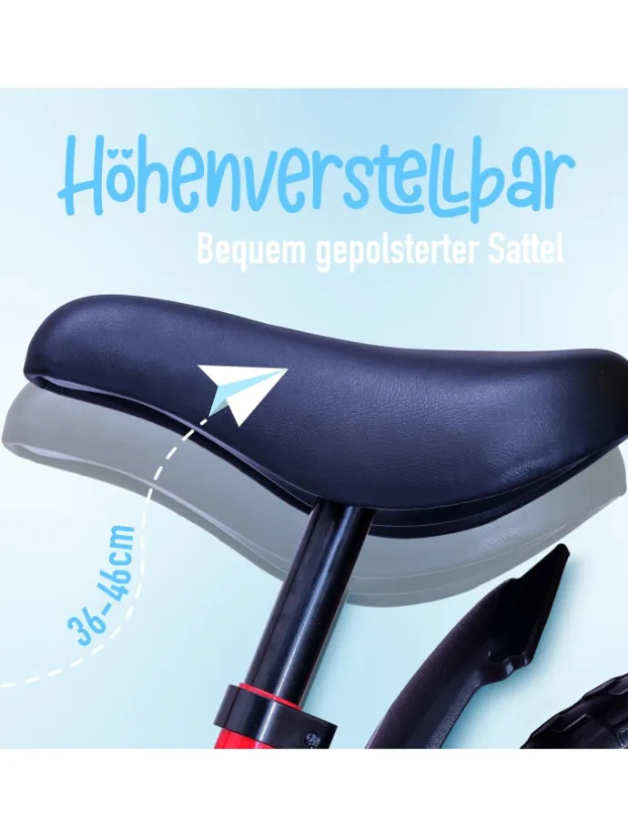 Laufrad für Kinder " Aviator " in rot