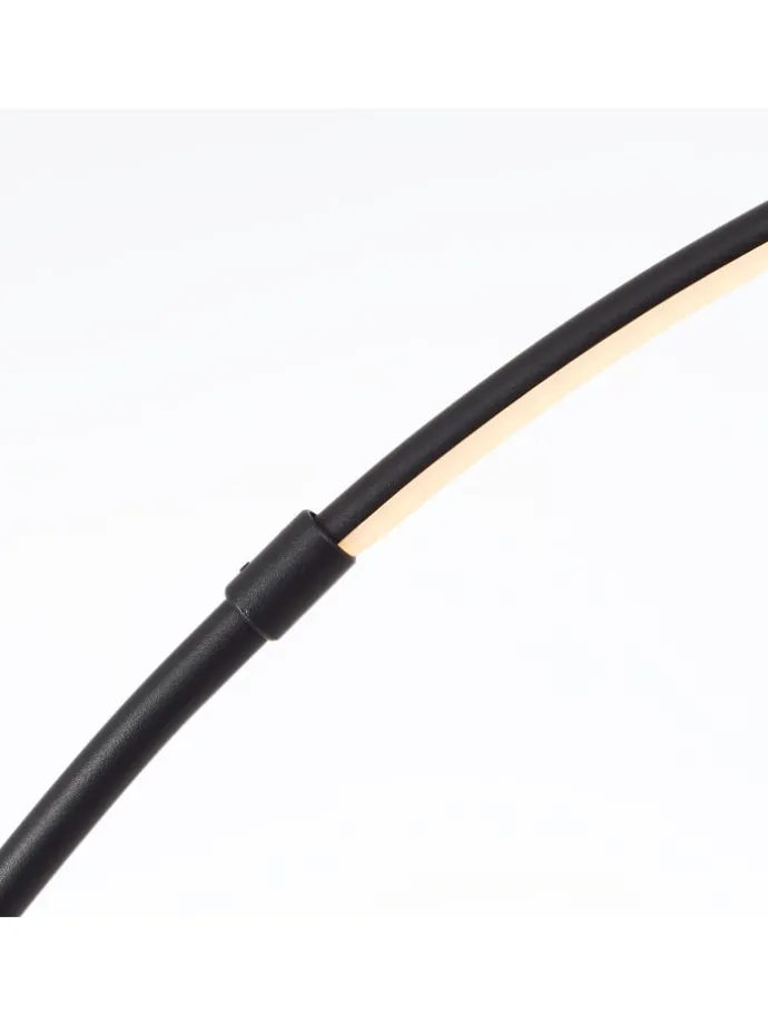 LED Bogenlampe, 170 cm, 1300 lm, 3000-6500 K, dimmbar, CCT, schwarz
