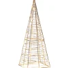 LED Deko PUKSALA in Silber - (W) 20 x (H) 60 x (L) 20 cm