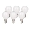 LED Leuchtmittel "DAFFY" in weiß - (L)4.5 cm x (B)4.5 cm x (H)7.7 cm - EEK F