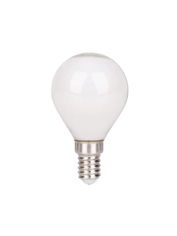 LED Leuchtmittel "DAFFY" in weiß - (L)4.5 cm x (B)4.5 cm x (H)7.7 cm - EEK F