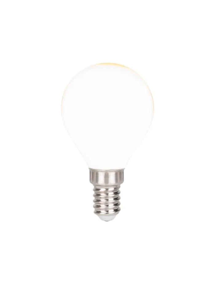 LED Leuchtmittel "DAFFY" in weiß - (L)4.5 cm x (B)4.5 cm x (H)7.7 cm - EEK F
