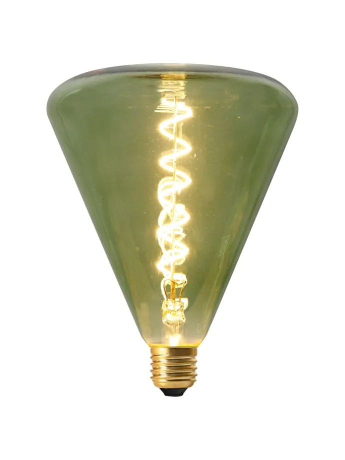 LED Leuchtmittel "DILLY" in grün - (L)14.5 cm x (B)14.5 cm x (H)19 cm - EEK G