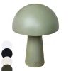LED Pilz Tischlampe dimmbar Touch Farbwechsler IP44 Innen Außen 15x21cm Grün