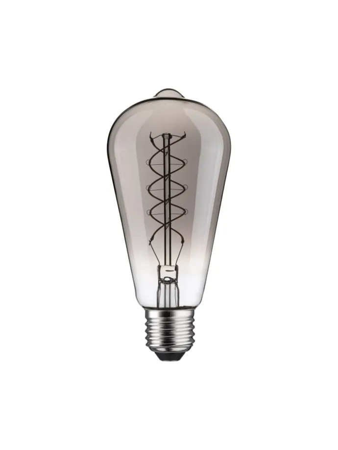 LED Rustic Shine ST64 E27 170lm 4,2W 1800K S 3-step-dim smoke 230V