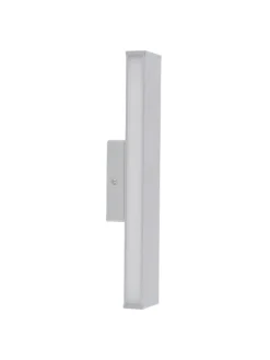 LED Wandleuchte "DUBAI" in chrome - (L)32 cm x (B)7 cm x (H)5.5 cm - EEK E
