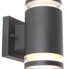 LED-Außenleuchte "Alcala" in Schwarz - (B)10 x (H)16,5 cm