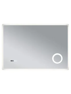 LED-Badezimmerspiegel Racale in Weiß (H)70cm (B)100cm
