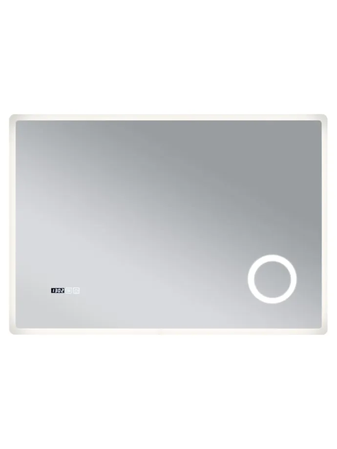 LED-Badezimmerspiegel Racale in Weiß (H)70cm (B)100cm