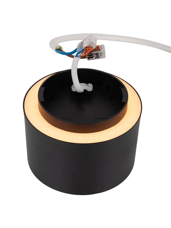 LED-Deckenspot "Trimes" in Schwarz - EEK E (A bis G)