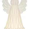 LED-Dekofigur "Vinter" in Weiß - (B)13 x (H)19 cm