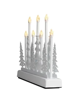LED-Dekoleuchte in Weiß - (B)32 x (H)23 x (T)5,5 cm